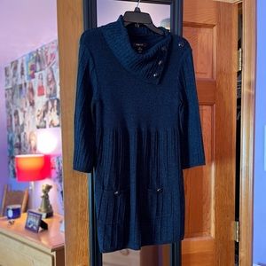 NWT Navy blue sweater dress